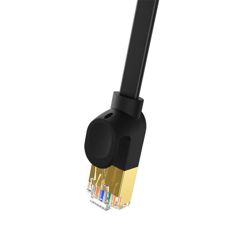 Кабель Baseus Cat 7 Gigabit Ethernet RJ45, 1 м, черный