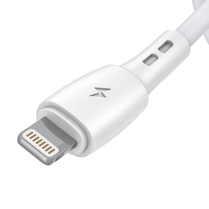 Кабель USB-Lightning VFAN Racing X05, 3А, 2м (белый)
