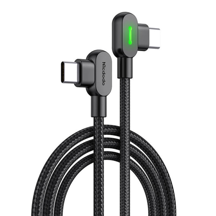 USB-C-auf-USB-C-Mcdodo-60-W-Kabel, 2 m (schwarz)