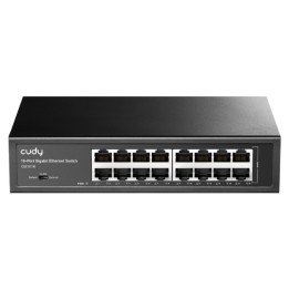 Cudy GS1016 16-портовый гигабитный неуправляемый металлический коммутатор, настольный