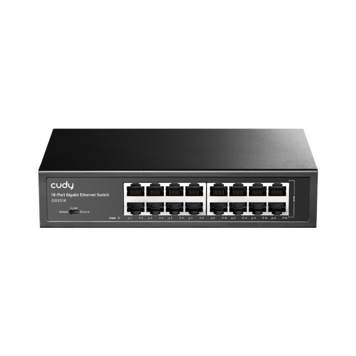 Cudy GS1016 16-портовый гигабитный неуправляемый металлический коммутатор, настольный