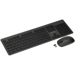 ZESTAW BEZPRZEWODOWEJ KLAWIATURY I MYSZY OPTYCZNEJ T054AGY01-US, 1600 dpi QWERTY 2,4 GHz UNITEK