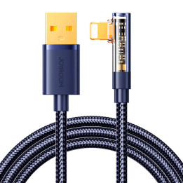 Winkelkabel zu USB-A / Lightning / 1,2 m Joyroom S-UL012A6 (blau)