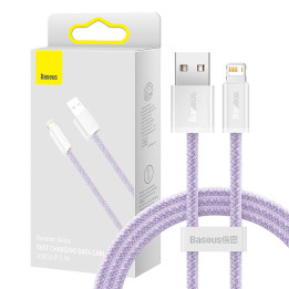 Baseus Dynamic-Kabel USB zu Lightning, 2,4 A, 1 m (lila)