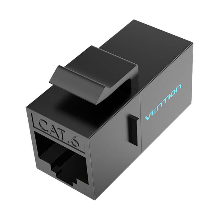 Keystone Jack Coupler Cat.6 UTP Vention IPGB0, schwarz