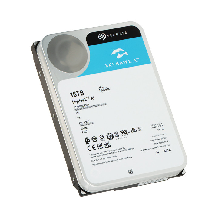 HDD FOR DVR HDD-ST16000VE004 16TB 24/7 SkyHawk AI SEAGATE