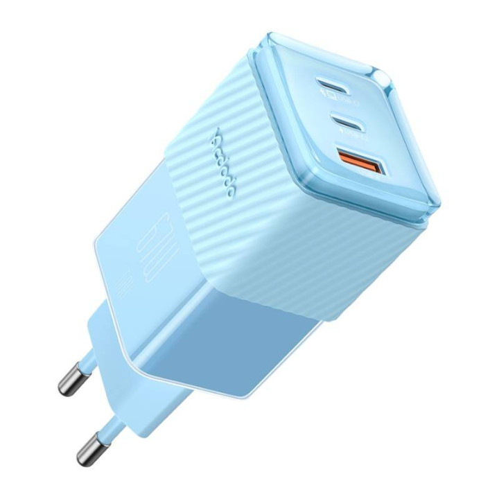 Сетевое зарядное устройство GaN 67 Вт Mcdodo CH-1503 2x USB-C, USB-A (синий)