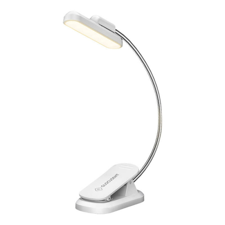 Беспроводная лампа Rotatable Glocusent GLCSNTA2404 Book Light, USB-C 1000 мАч Белый