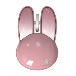 MOFII Ratón Inalámbrico + Bluetooth Rabbit M6DM Brillante (Rojo Champán)