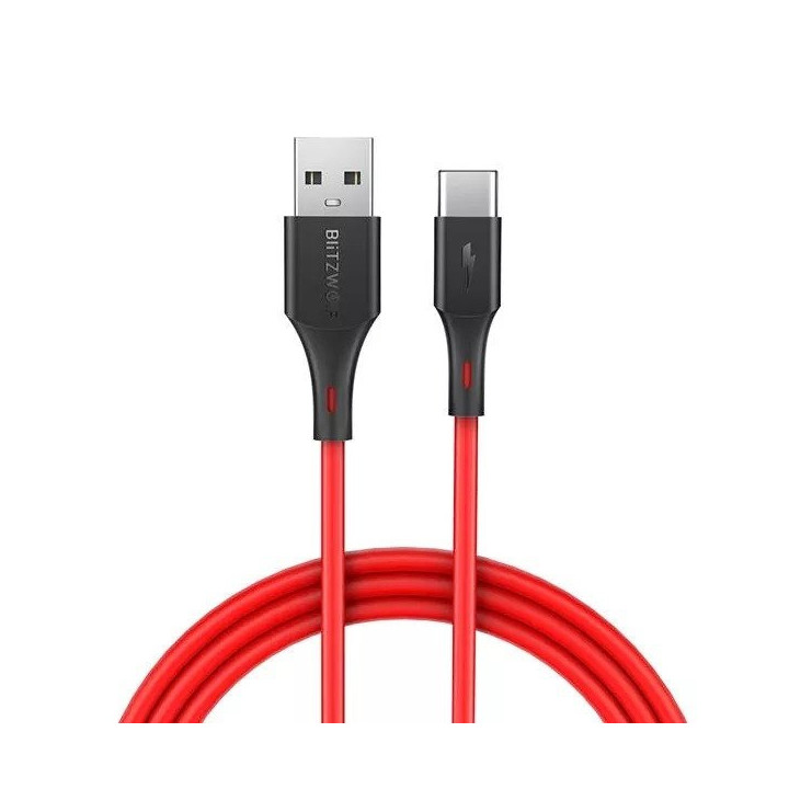 USB-C-Kabel BlitzWolf BW-TC15 3A 1,8 m (rot)