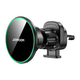 Магнитный держатель беспроводного автомобильного зарядного устройства Joyroom JR-ZS412 черный