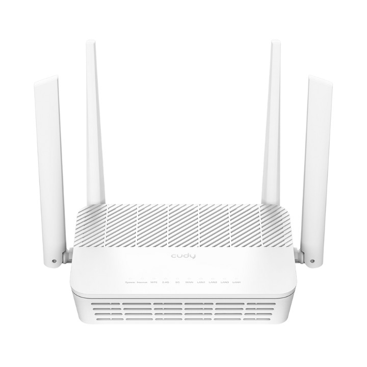 CUDY WR3000S Wi-Fi 6 Router AX3000 2.4 GHz 574 Mbps + 5 GHz 2402 Mbps