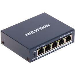 INTERRUPTOR POE DS-3E0505P-E 4 PUERTOS Hikvision