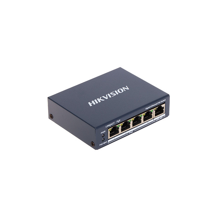 КОММУТАТОР POE DS-3E0505P-E 4-ПОРТОВЫЙ Hikvision