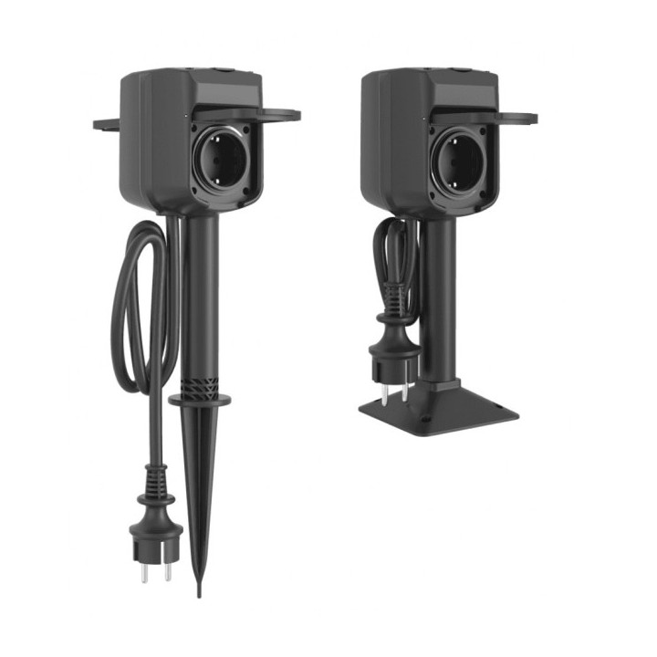 WOOX R6079 Интеллектуальная двойная умная уличная розетка IP44, 16А, Wi-Fi