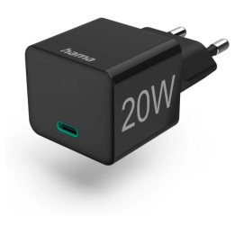 Hama Mini 20W, PD/QC 3.0, Schwarz