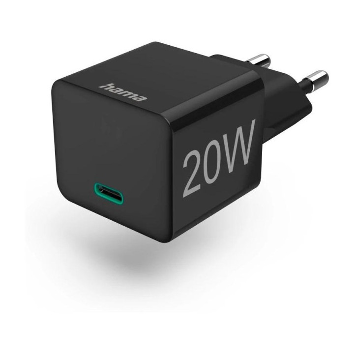 Hama Mini 20W, PD/QC 3.0, Schwarz