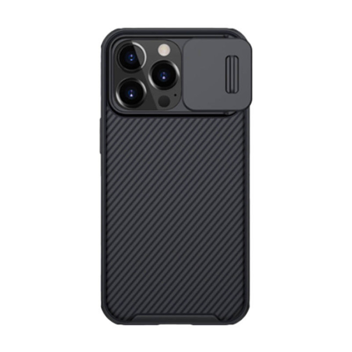 Hülle Nillkin CamShield Pro für Apple iPhone 13 Pro (Schwarz)
