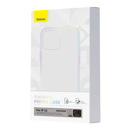 Set aus transparentem Gehäuse und gehärtetem Glas Baseus Corning für iPhone 13