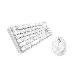 Set teclado + ratón inalámbrico MOFII Sweet 2.4G (blanco)