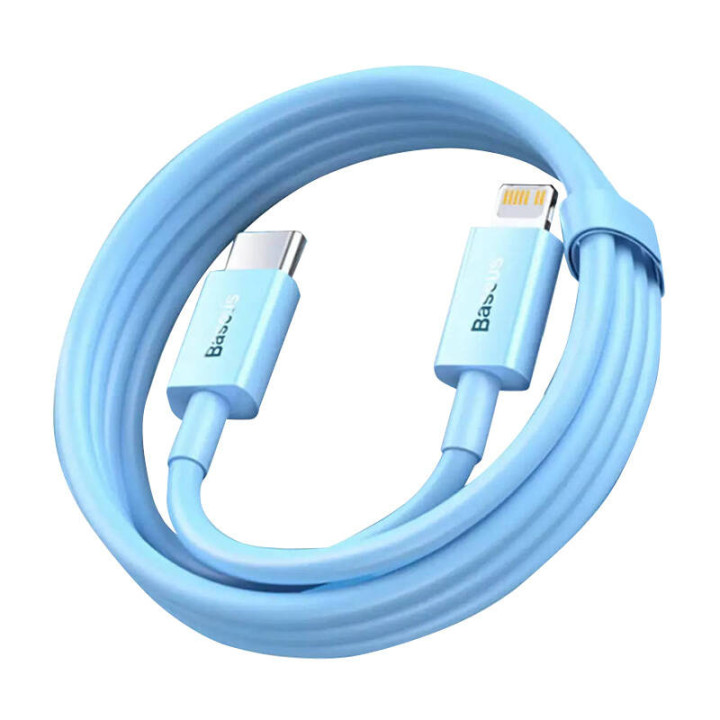 USB-C-zu-Lightning-Kabel Baseus, PD 20 W 1 m (blau)