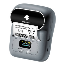 Портативный принтер этикеток Phomemo M110 (серый)