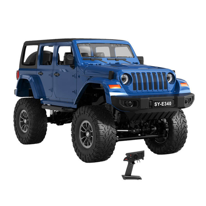 Радиоуправляемая машинка 1:14 Double Eagle (синяя) Jeep Crawler Pro E340-003