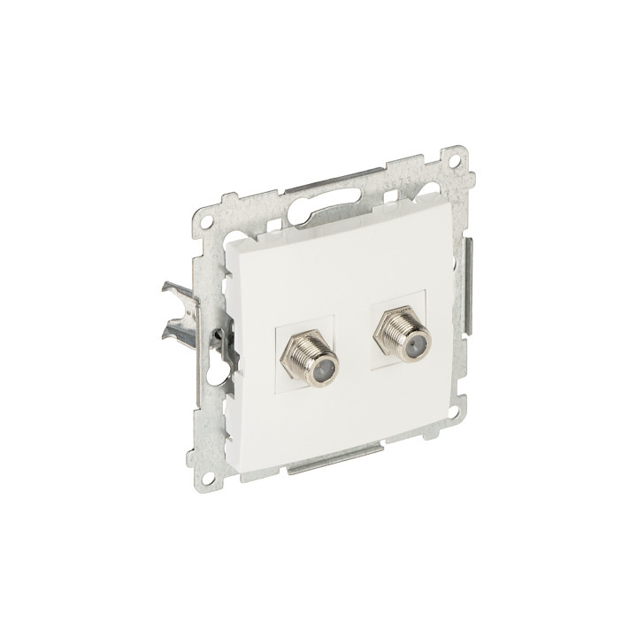 KONTAKT Simon DASF2.01/11-SIMON54 Double Socket Outlet Type F