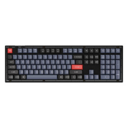 Keychron V6 RGB Brown Switch Kabelgebundene mechanische Tastatur (mattschwarz) [V6-C3].