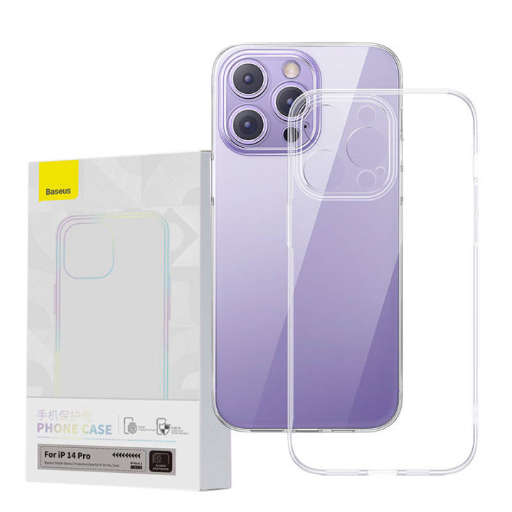 Transparente Hülle Baseus Simple für iPhone 14 Pro