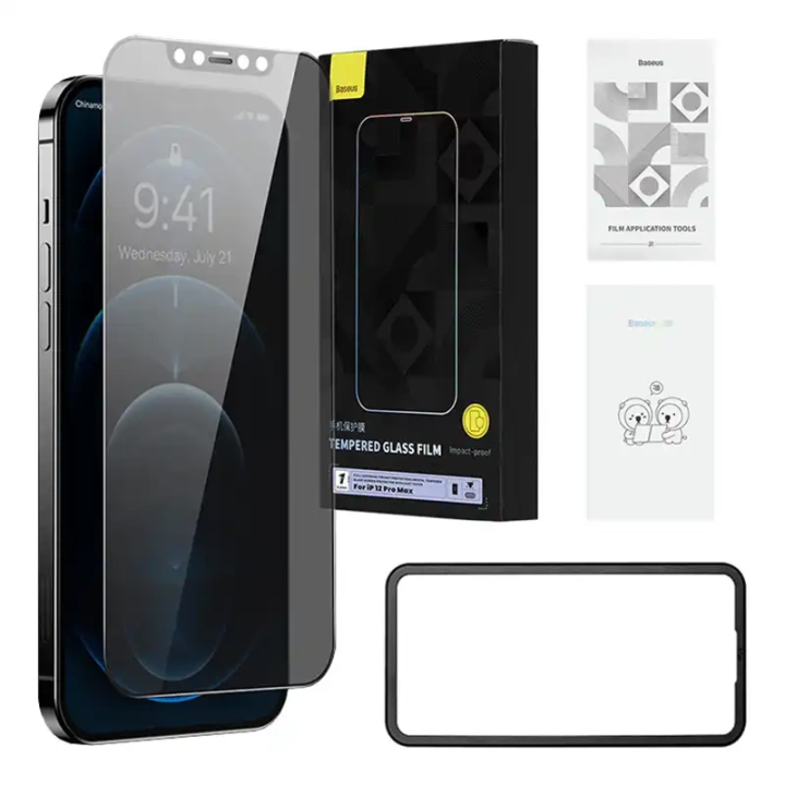 Gehärtetes Glas 0,3 mm Baseus für iPhone 12 Pro Max