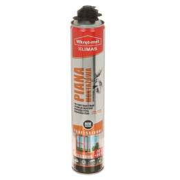 ESPUMA DE POLIURETANO PMPL-750 DE BAJA EXPANSIÓN BOTE 750 ml WKRĘT-MET KLIMAS