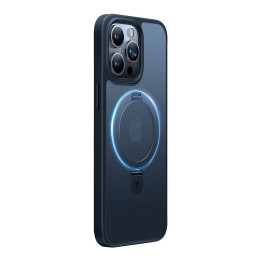 Torras Handyhülle UPRO Ostand Matte für iPhone 15 PRO (schwarz)