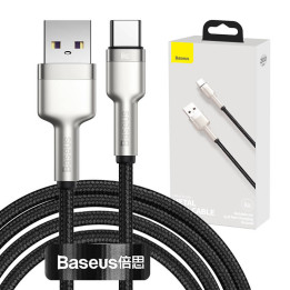 USB-Kabel für USB-C Baseus Cafule, 66 W, 2 m (schwarz)