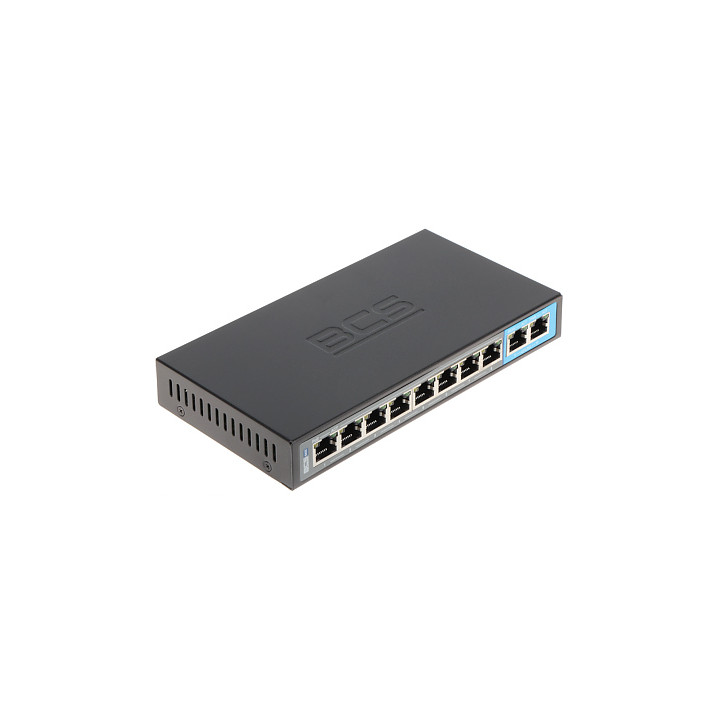 КОММУТАТОР POE BCS-B-SP0802 8-ПОРТОВЫЙ BCS BASIC
