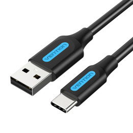 Kabel USB 2.0 zu USB-C Vention COKBF 5A 1m (schwarz)
