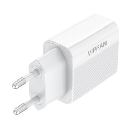 Netzwerkladegerät VFAN E01, 1x USB, 2,4A + Lightning-Kabel (weiß)