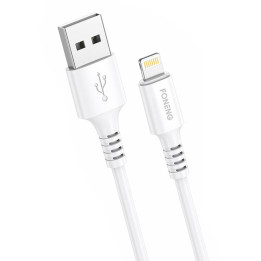 Кабель USB для Lightning Foneng, x85 iPhone 3A Quick Charge, 1 м (белый)