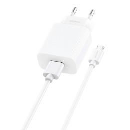 Schnellladegerät Foneng EU28 12W, 1xUSB, QC 3.0 + Kabel USB Micro