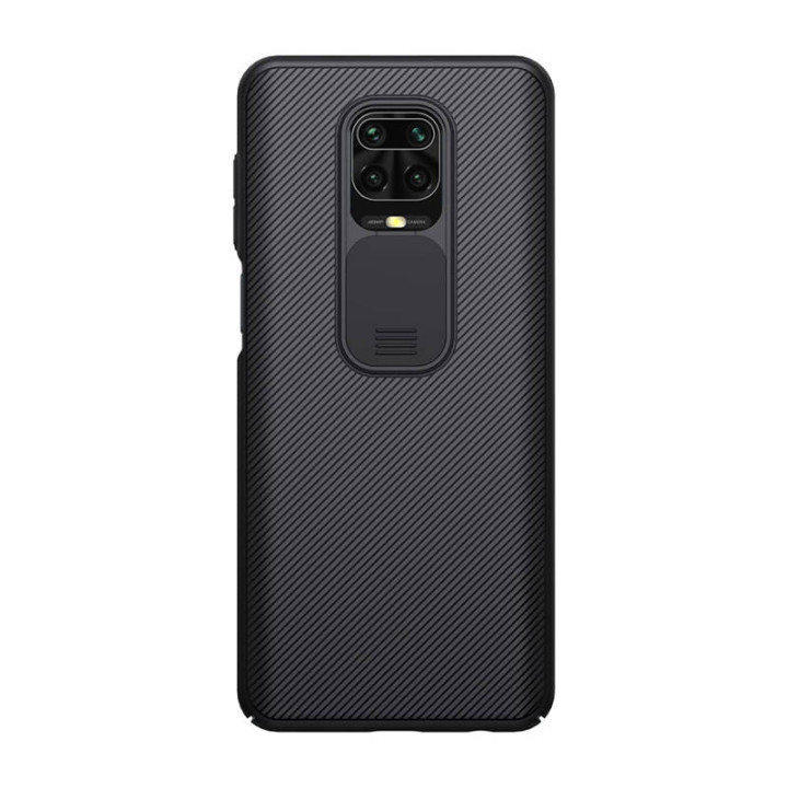 Nillkin CamShield Hülle für Xiaomi Redmi Note 9 Pro/Note 9 Pro Max/Note 9S/Poco M2 Pro (schwarz)