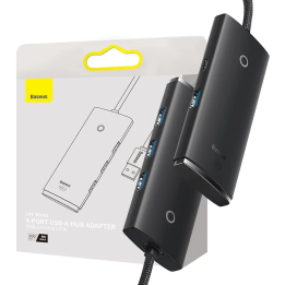 Hub 4w1 Baseus Lite Series USB do 4x USB 3.0 2m (black)