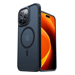 Torras Guardian Magnetic Series Hülle für iPhone 15 Pro (Schwarz)