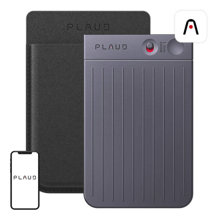 AI PLAUD Note recorder (Black).