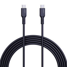 Kabel Aukey CB-SCC102 USB-C auf USB-C 1,8 m (schwarz)