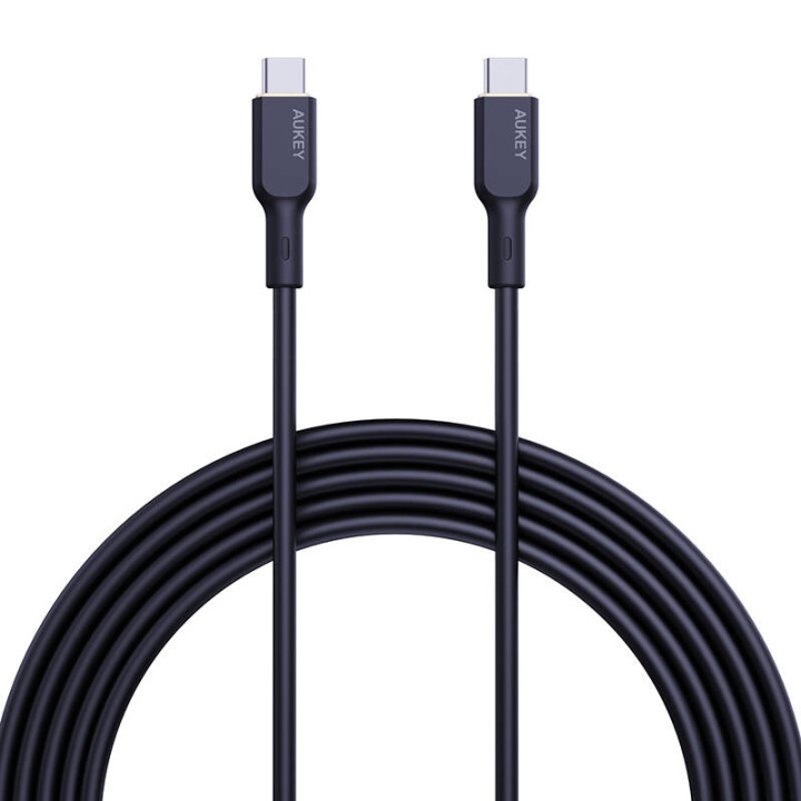 Kabel Aukey CB-SCC102 USB-C auf USB-C 1,8 m (schwarz)