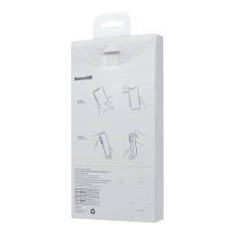Set aus transparentem Baseus Crystal-Gehäuse und gehärtetem Glas für das iPhone 12 Pro