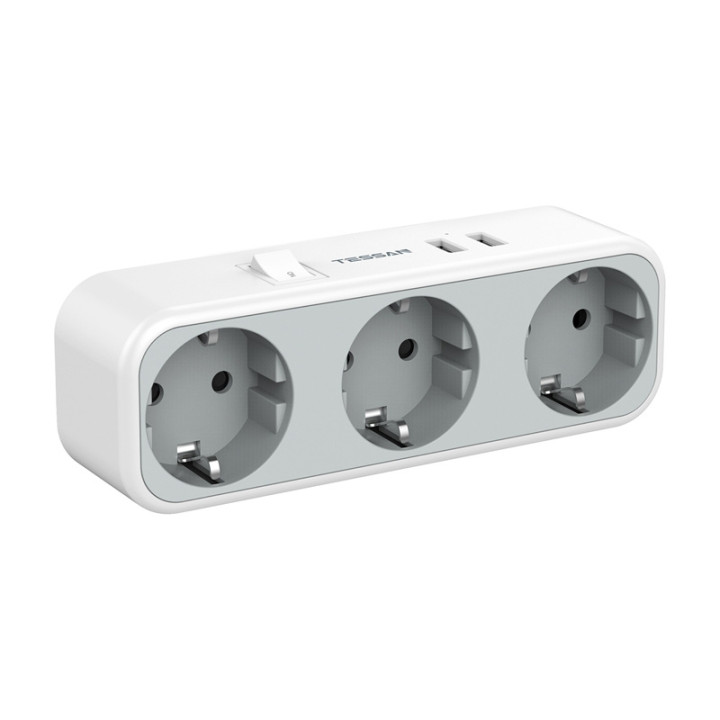 Prise murale Tessan TS-322 (blanche)