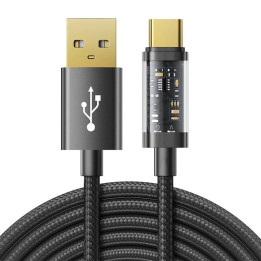 USB-zu-USB-C-Kabel Joyroom S-UC027A12 3A, 1,2 m (schwarz)