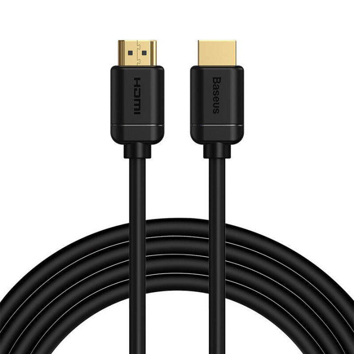Кабель Baseus 2x HDMI 2.0 4K, 60 Гц, 3D, HDR, 18 Гбит/с, 3 м (черный)