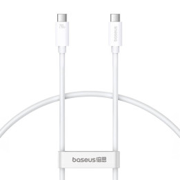 Baseus Superior USB4 USB-C-auf-USB-C-Kabel, 240 W, 1 m (weiß)